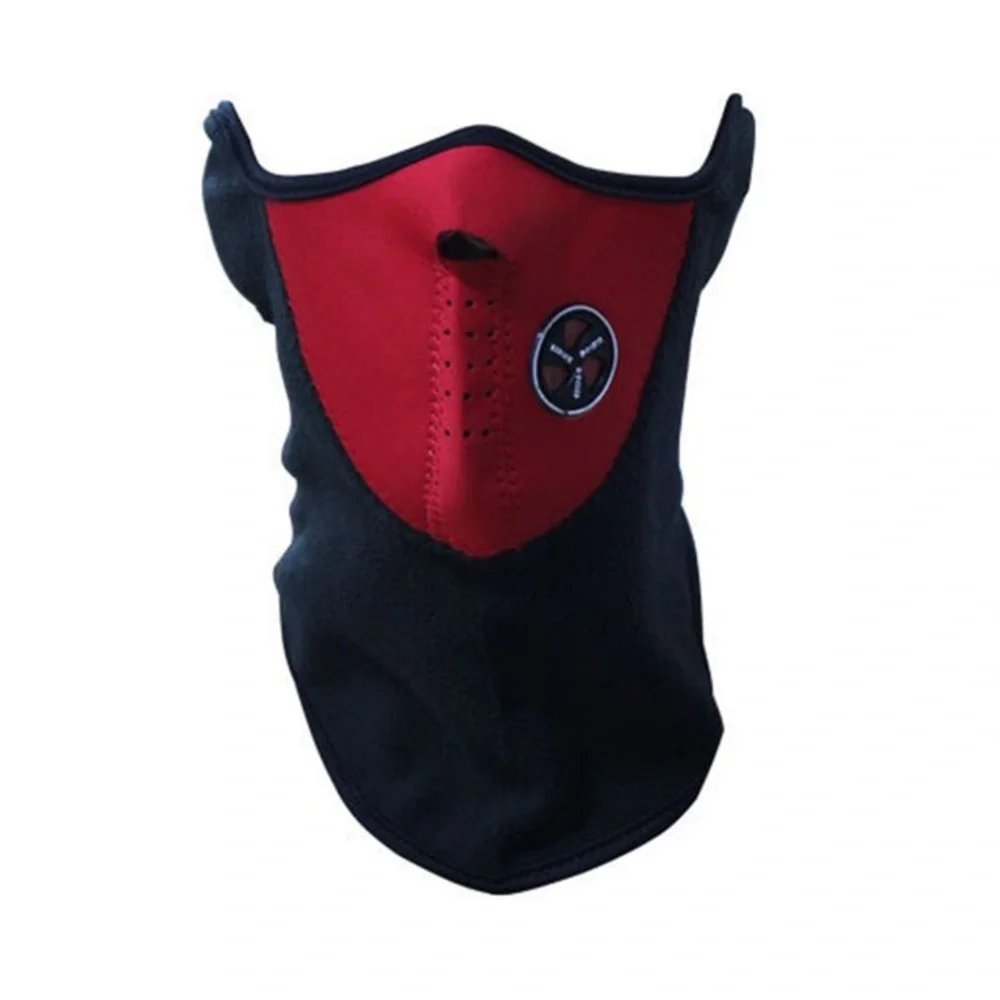 Unisex Red Outdoor Winter Cycling Ski Face Mask